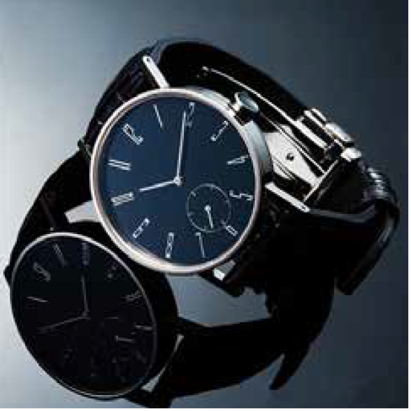 SPQR 人気のφ37mm藍色漆アナログクォーツ・スモールセコンド